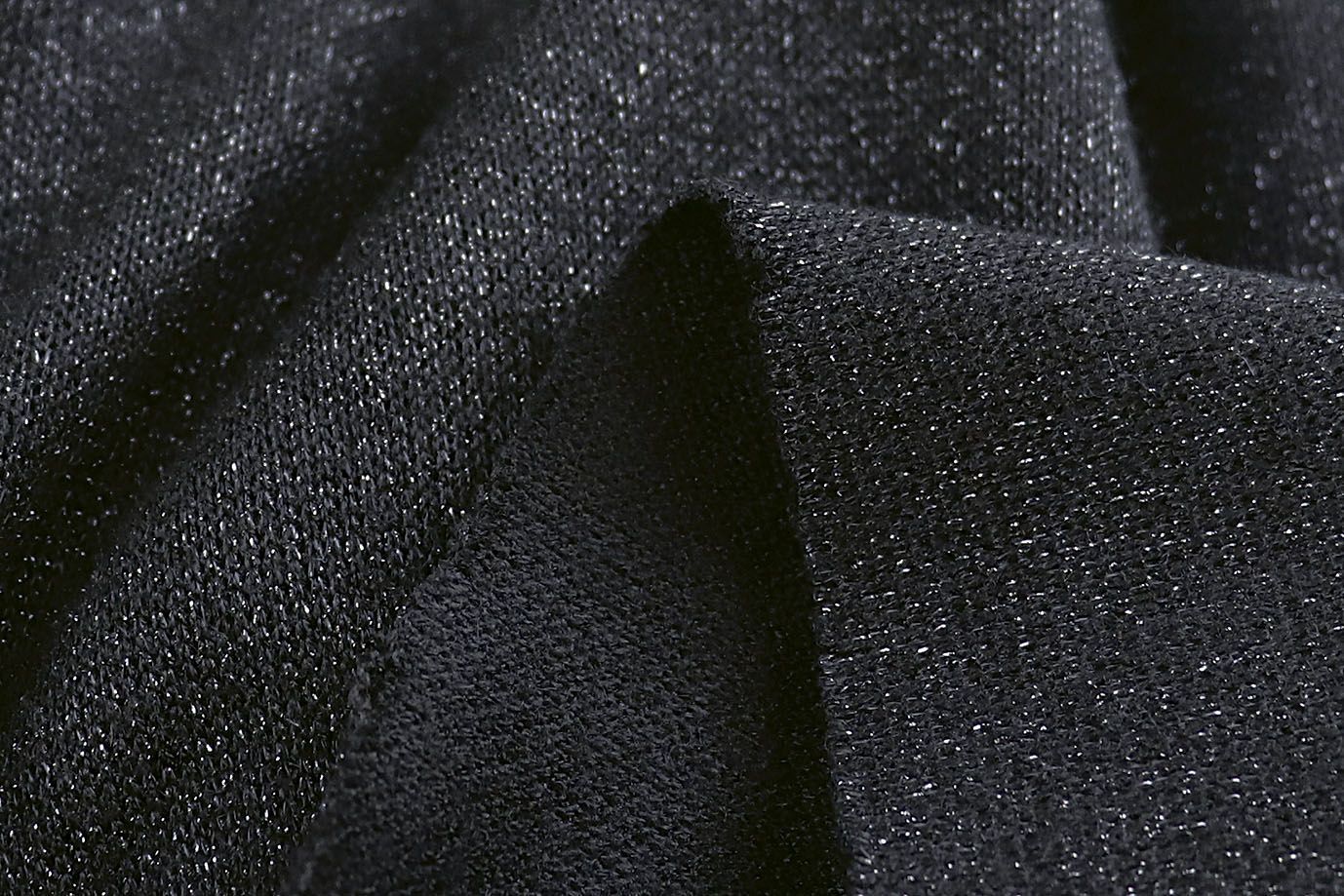 Трикотаж "Евроангора" с люрексом/черный 4217-PY/C#1