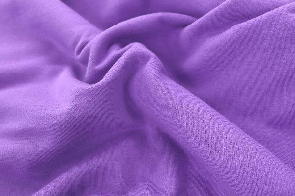 Трикотаж футер 3х нитка с петлей/фиолетовый 0363/D#петля/C#фиолет 18-3840TPX