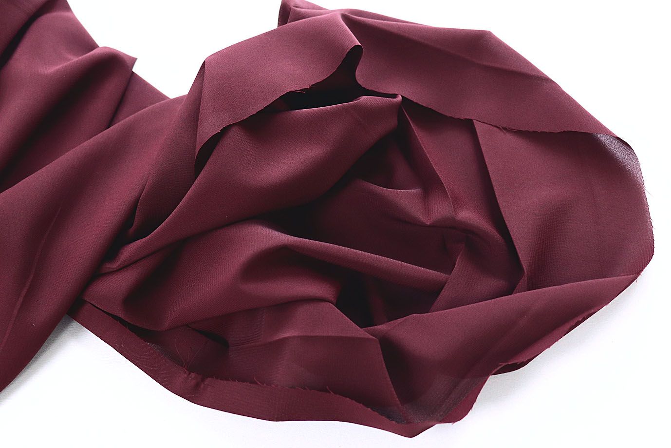 Шифон стрейч/бордовый 17689/C#5