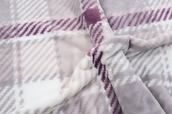 Велсофт принт/клетка серо-розовая на белом AP221208110/D#222-FLA280YH/C#Y21030678