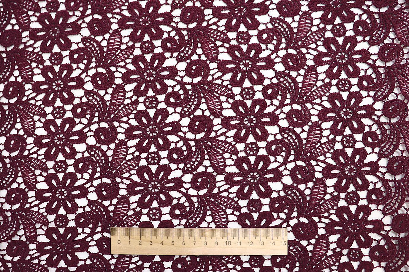 Ажур/темно-бордовый 2050/D#1/C#5