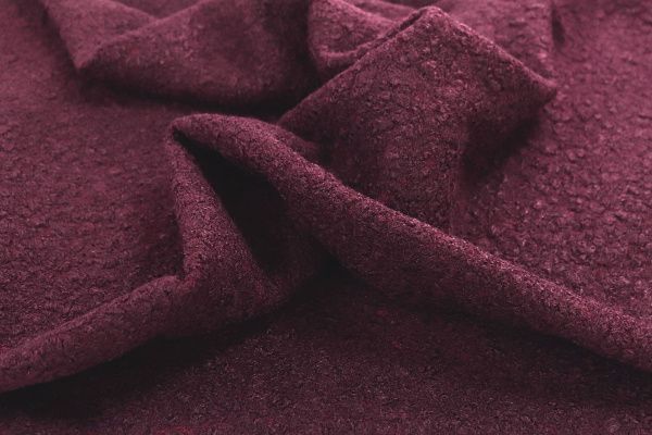 Пальтовая ткань "Барашек"/бордовый DT-15972/C#13