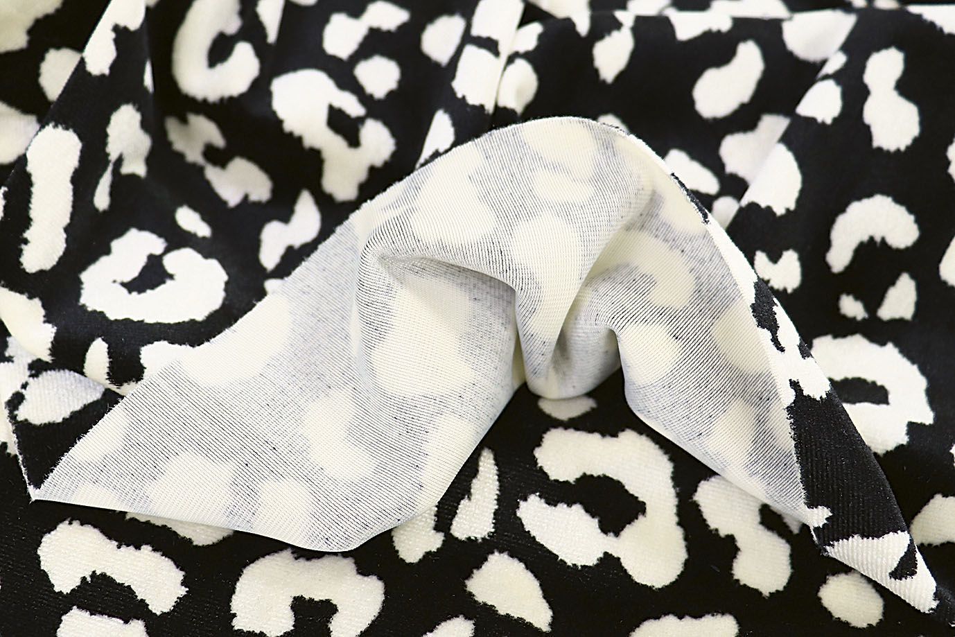 Велюр принт/черно-белый 3549-PY/D#5/C#1