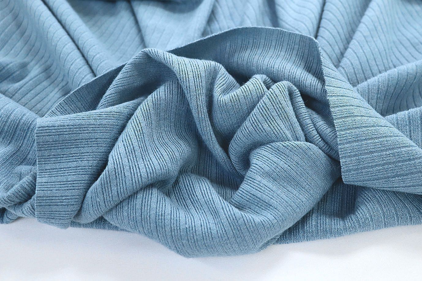 Трикотаж "Лапша"/голубой 3137/C#14