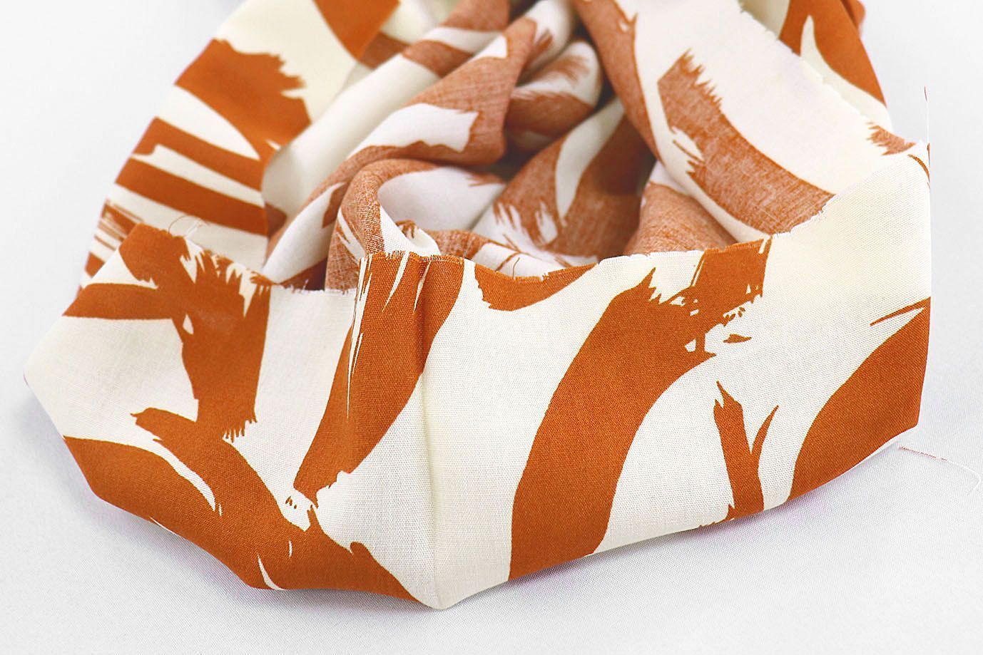 Штапель принт/коричнево-молочный 1374-PY/D#17/C#1 (7532)