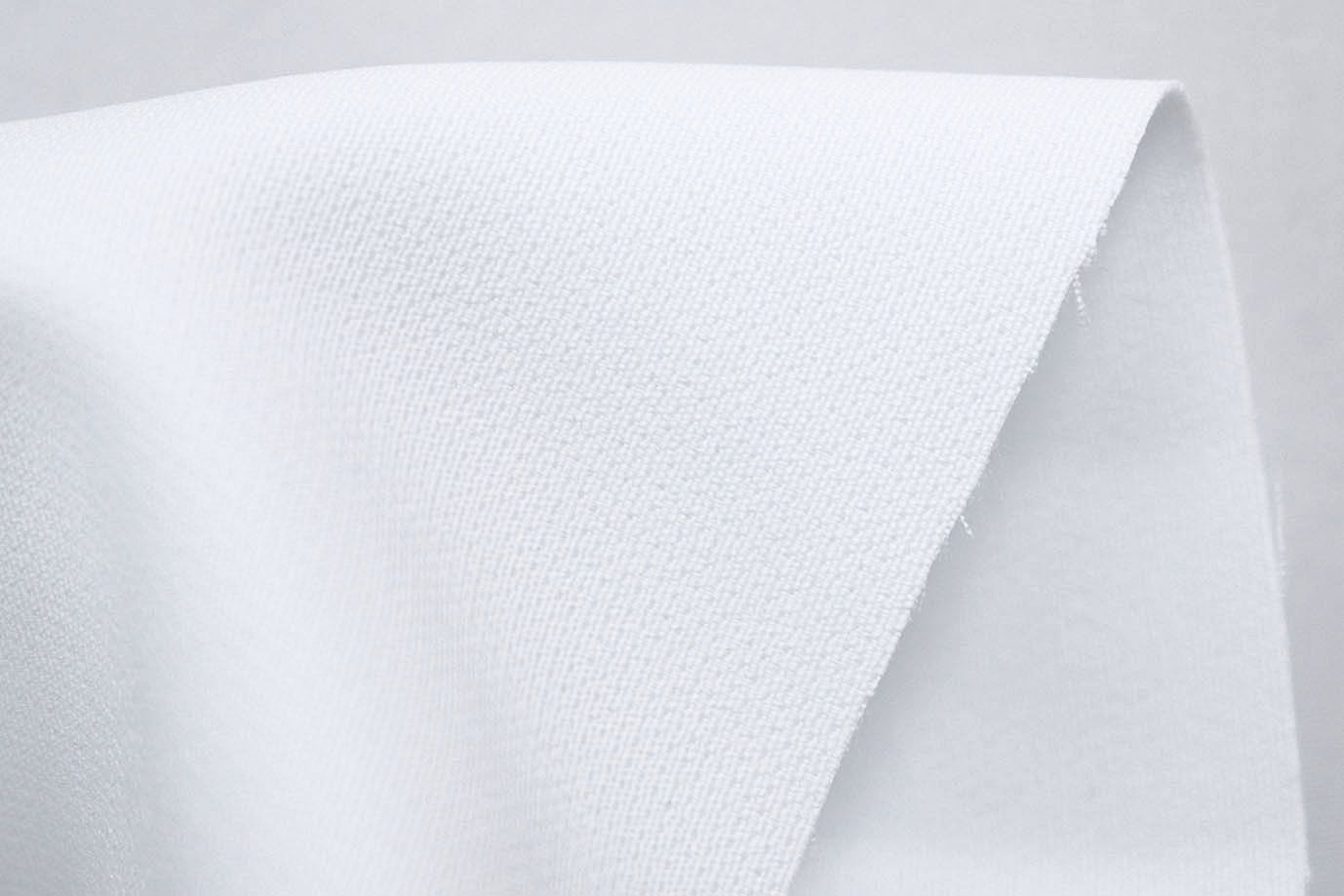 Костюмная ткань "Барби" стрейч/белый 4016-PY/C#1