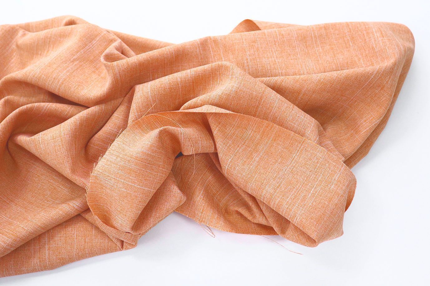 Лен меланж/оранжевый 8180X-23/C#1