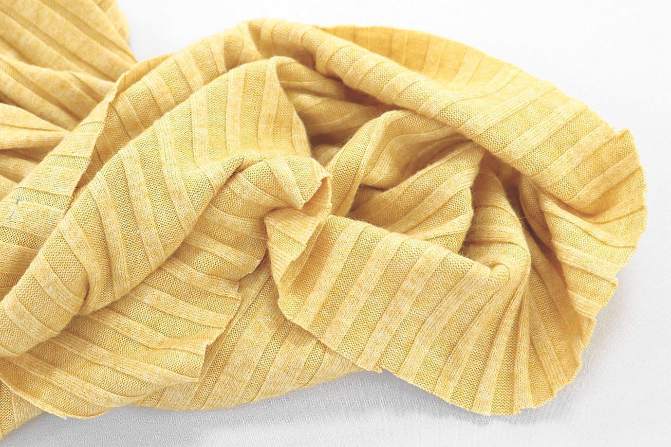 Трикотаж "Лапша"/желтый 3237-PY/C#11 (EU4302)