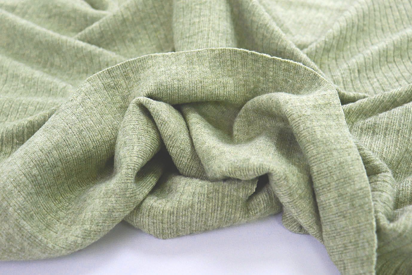 Трикотаж "Рибана"/хаки 3234-22-PY/C#5 (EU4299)