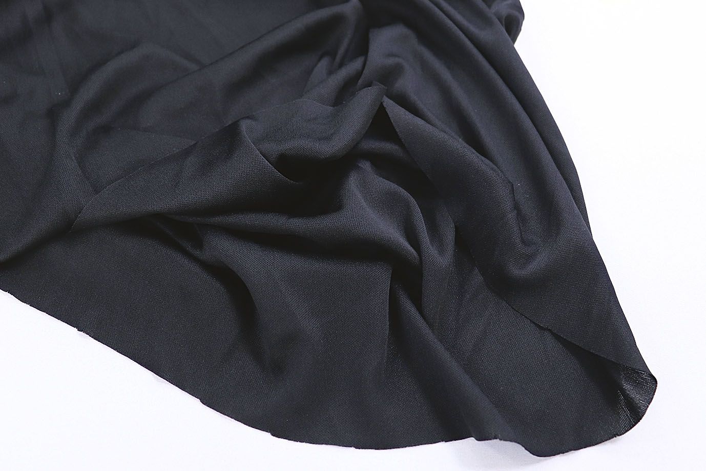 Подкладочная ткань Интерлок/черный SSR-834/C#9 (DT17074)