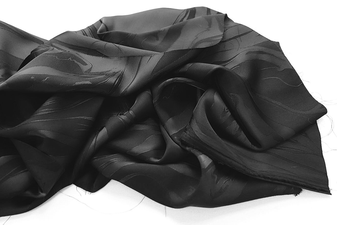 Сатин "Пандора" жаккард/черный 4025-PY/D#1/C#5