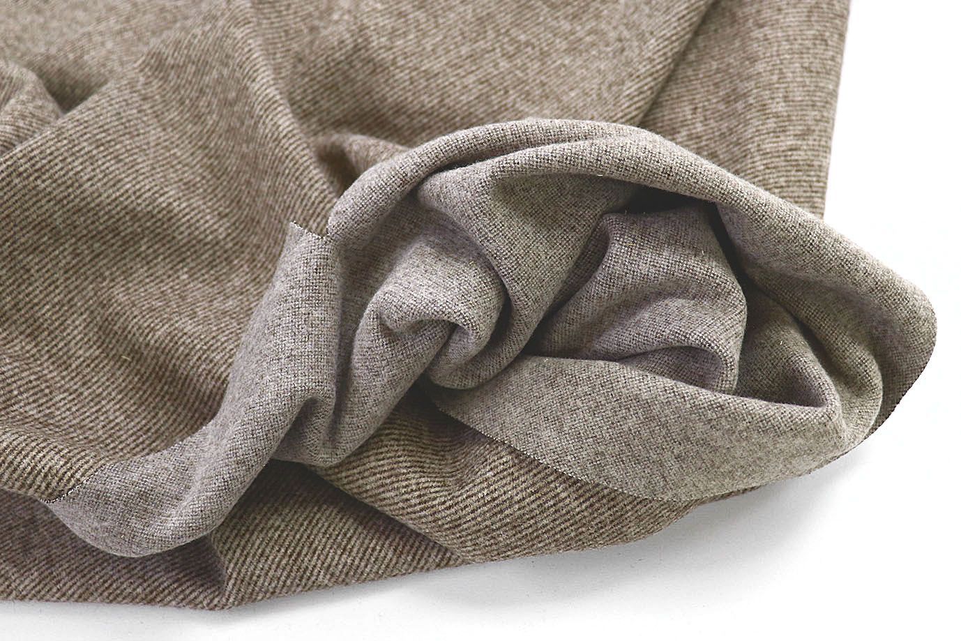 Пальтовая ткань ''Диагональ"/темно-бежевый 1184/C#1