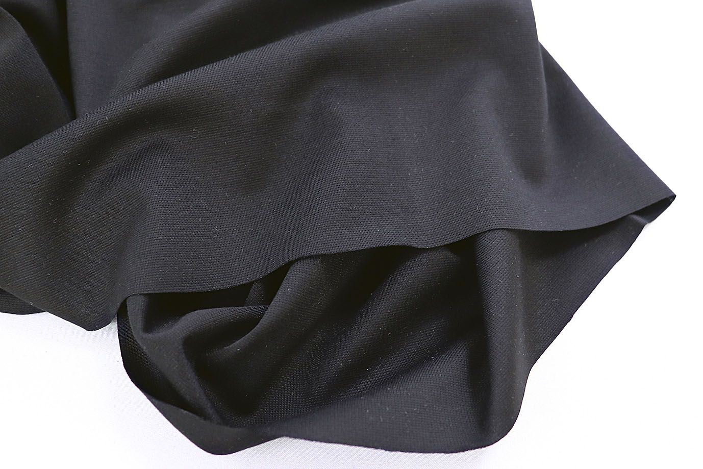 Трикотаж "Рома" тенсель/черный 3922-PY/C#7 Black