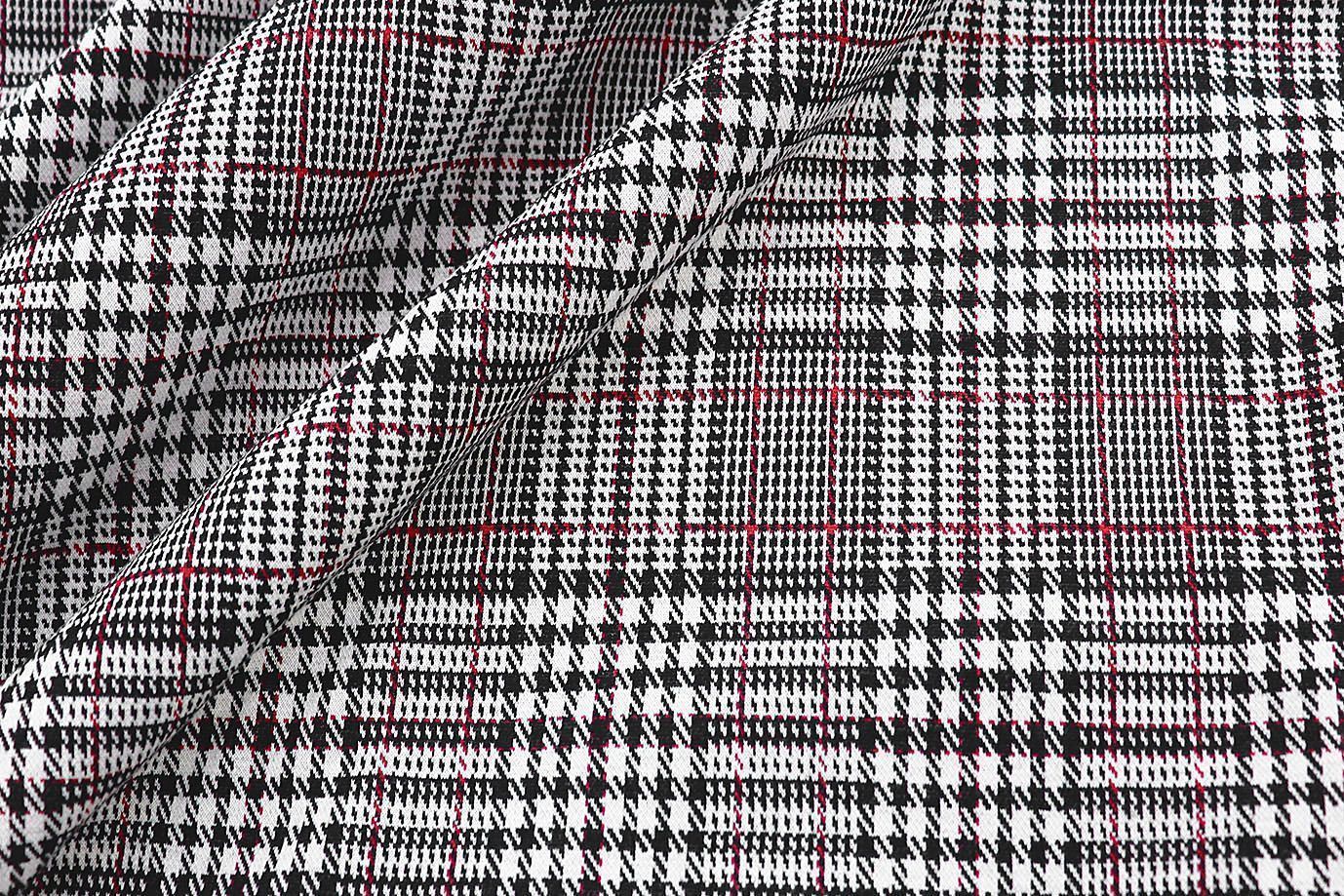 Трикотаж жаккард принт/черно-белый 3257-22-PY/D#39/C#1