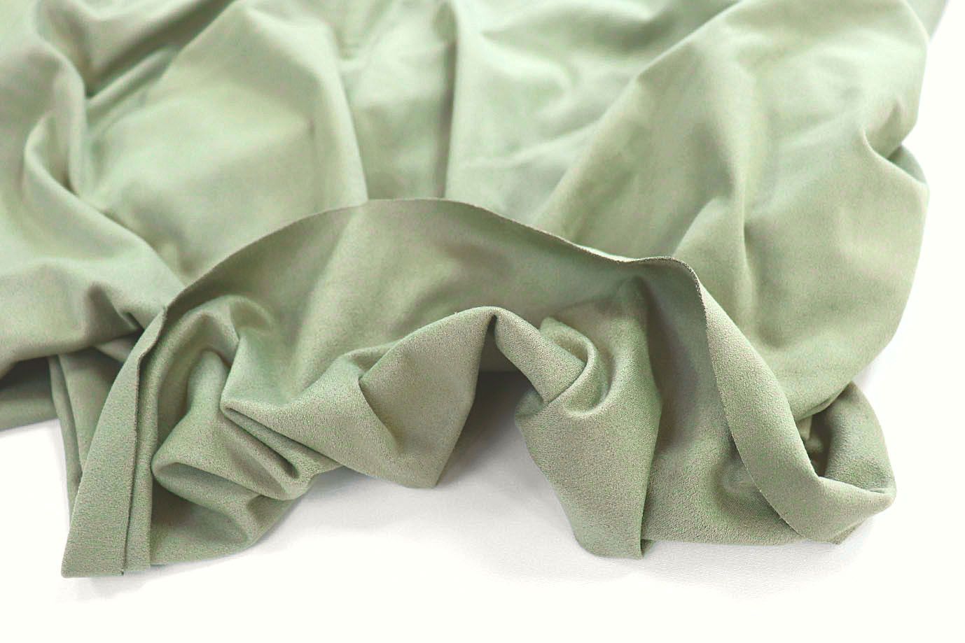 Замша двусторонняя/светло-зеленый 3551-PY/C#5