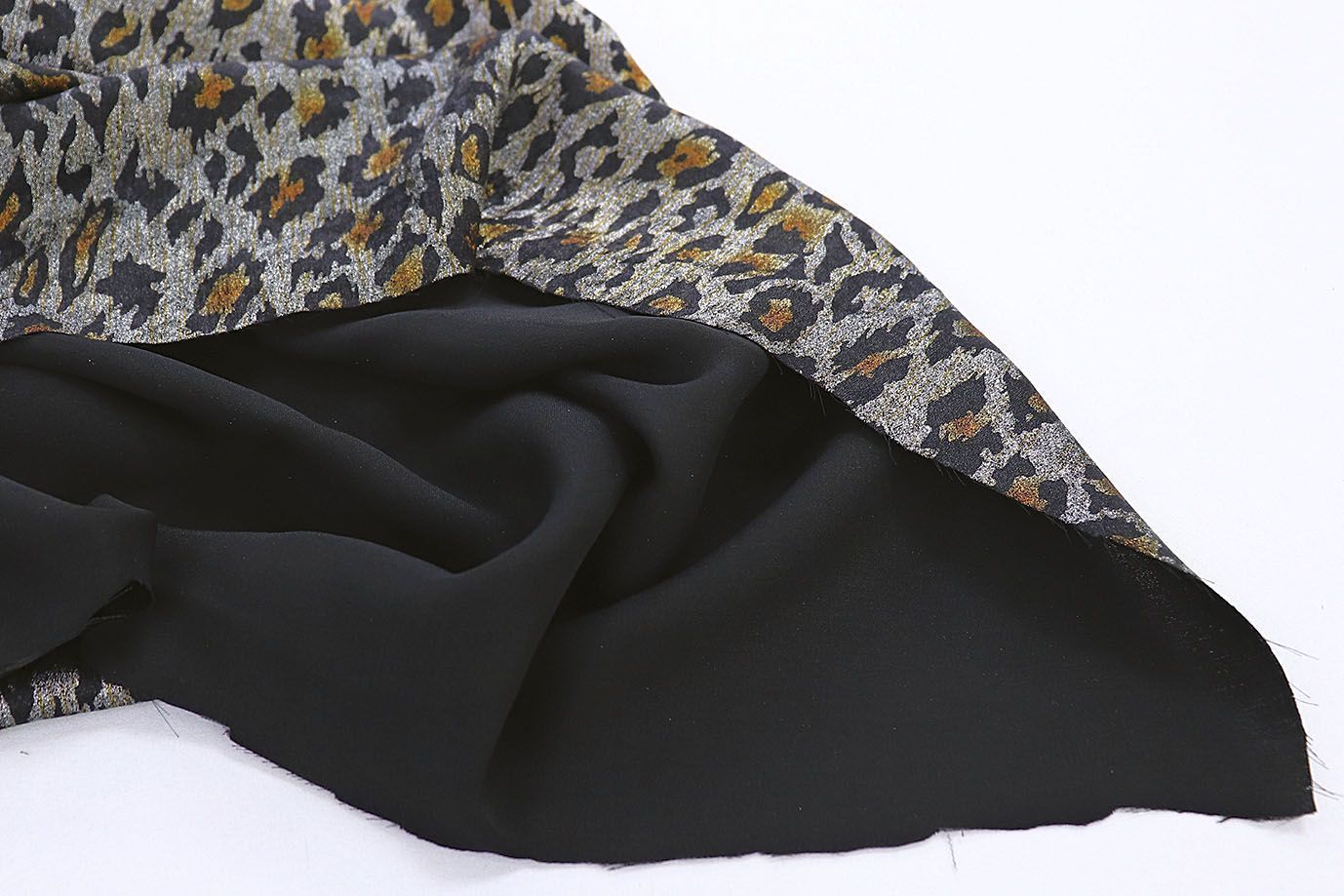 Шелк принт/леопард серо-коричневый 3778-PY/D#1/C#1