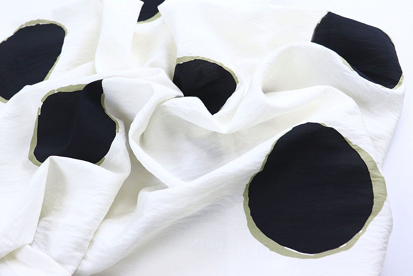 Купра принт/горох черный на белом 4072-PY/D#2/C#1