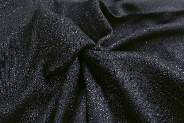 Трикотаж "Евроангора" с люрексом/черный 4217-PY/C#1