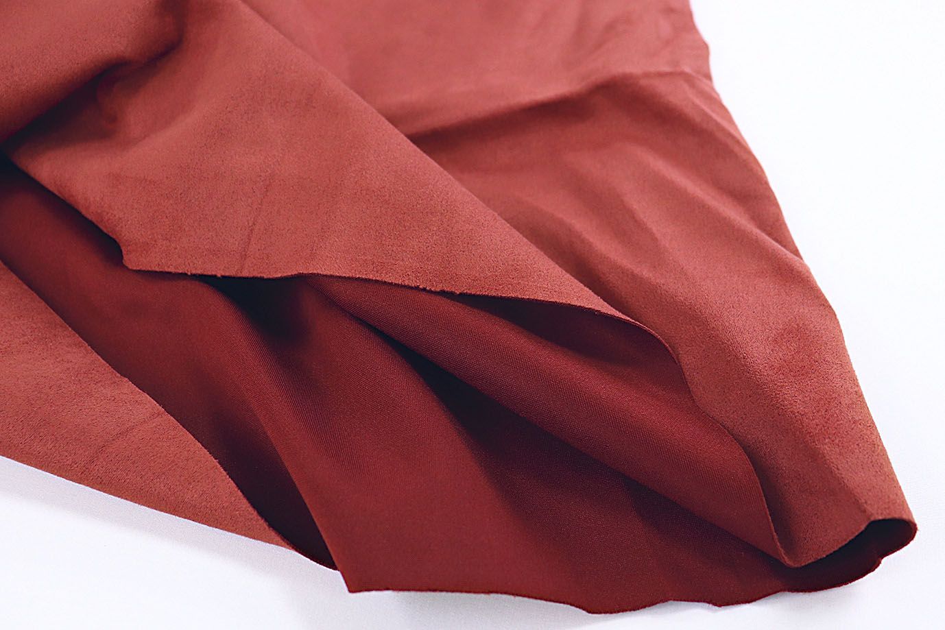 Замша на дайвинге/коричнево-бордовый SSR-722/C#10 (15906)