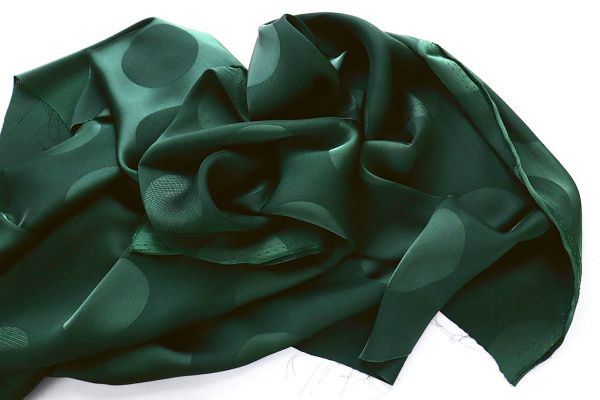 Сатин "Пандора" жаккард/изумрудный 4084-PY/D#1/C#3