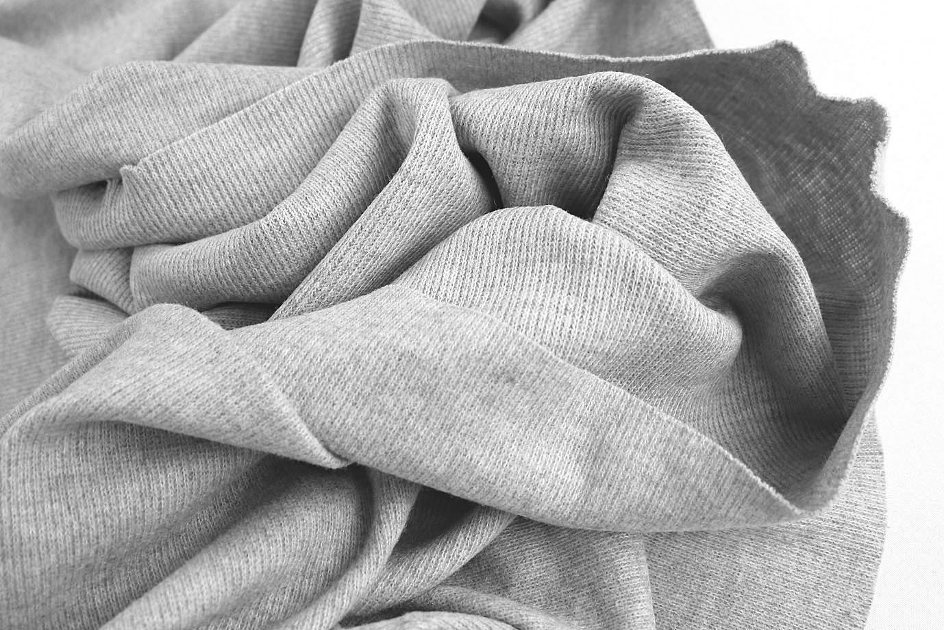 Трикотаж "Рибана"/серый 3995-PY/C#73