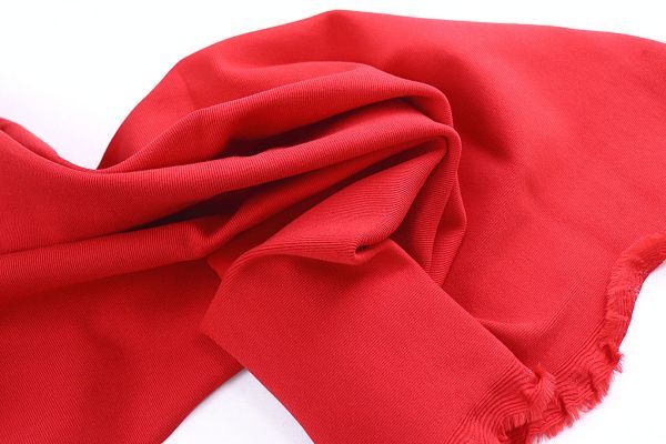 Трикотаж "Рибана"/красный 0250/C#красный 18-1660TPX