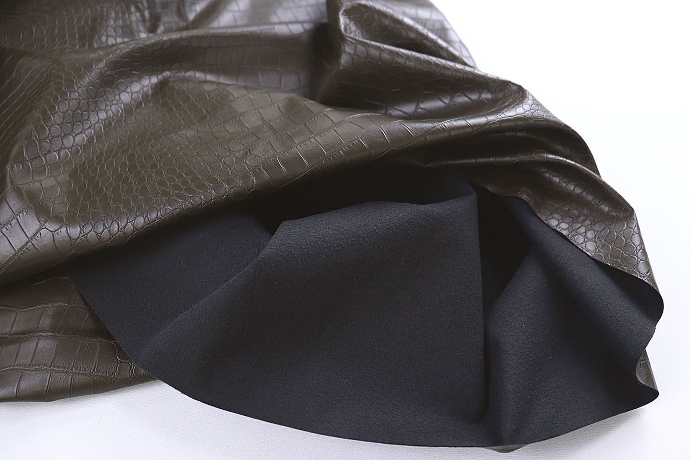 Кожа с тиснением/болотный 12214/C#7