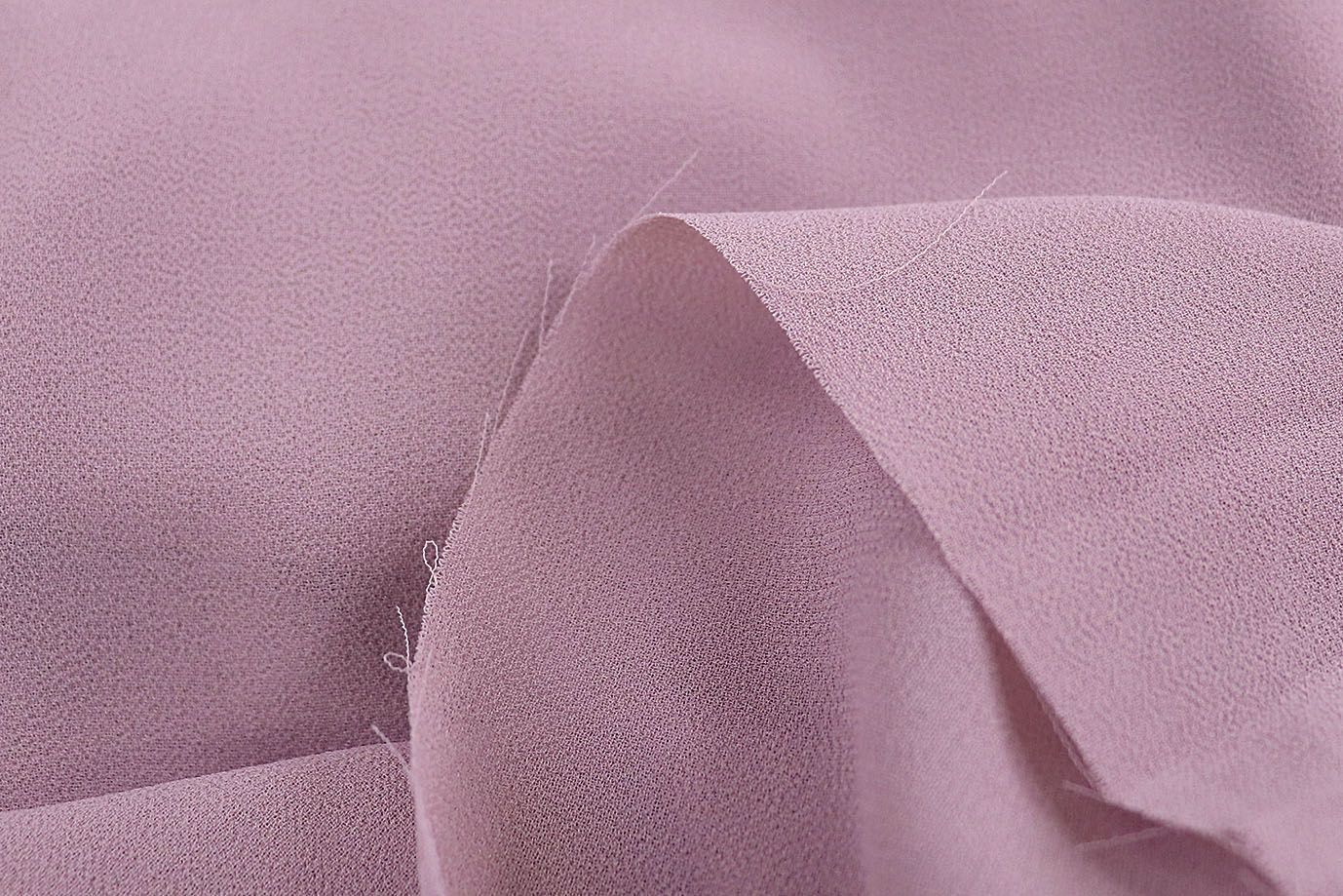 Шифон "Сахар" креп/пыльно-розовый SSR-832/C#5 (16974)