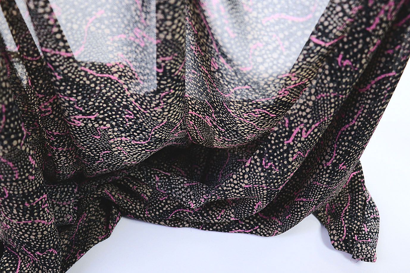 Шифон принт/серо-розовый 3391-PY/D#9769-35/C#1