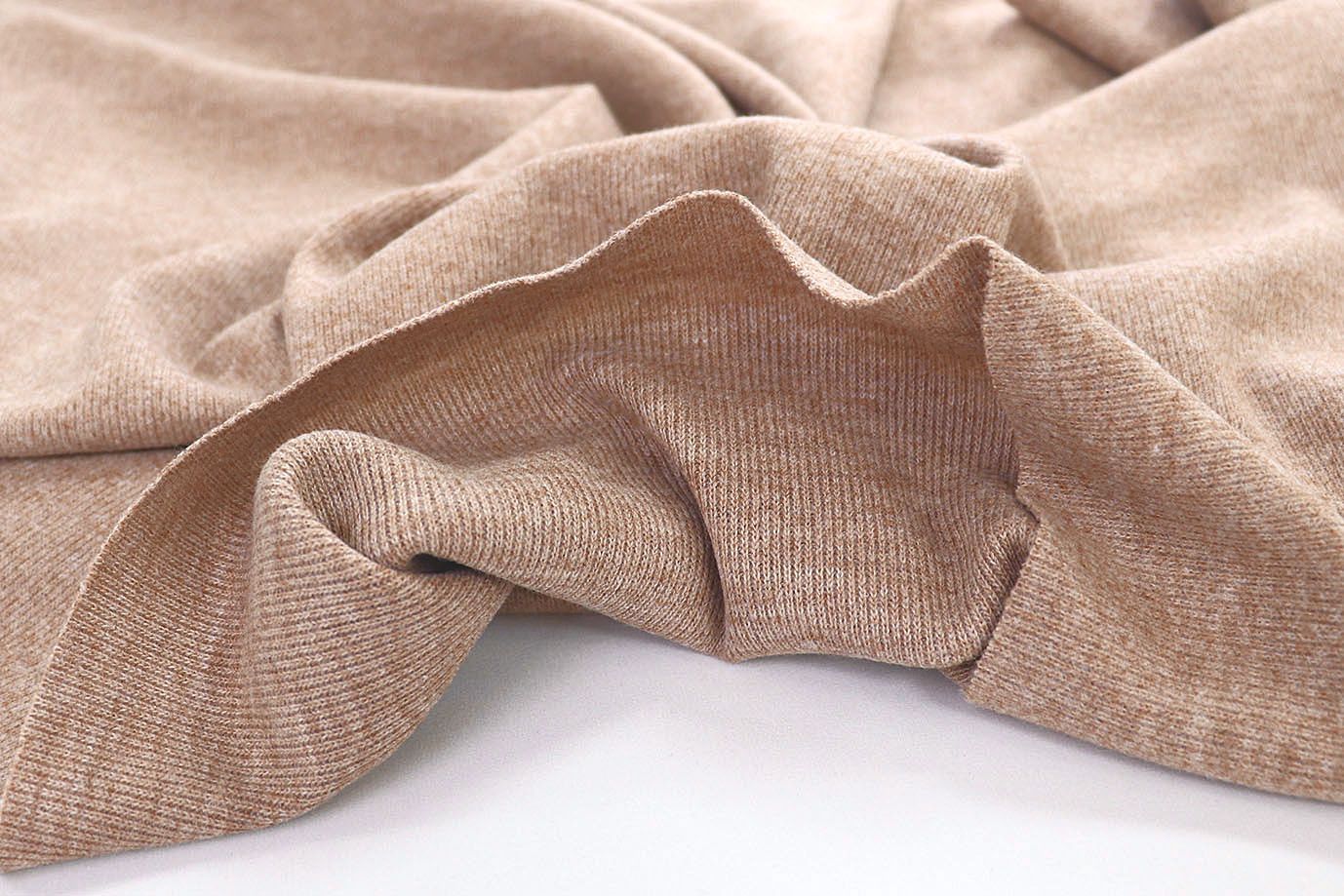 Трикотаж "Рибана"/темно-бежевый 3033/C#4