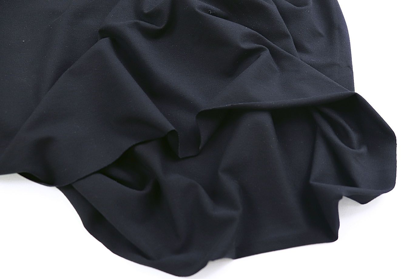 Трикотаж "Джерси" вискоза/черный 1022/C#черный 19-4305TPX