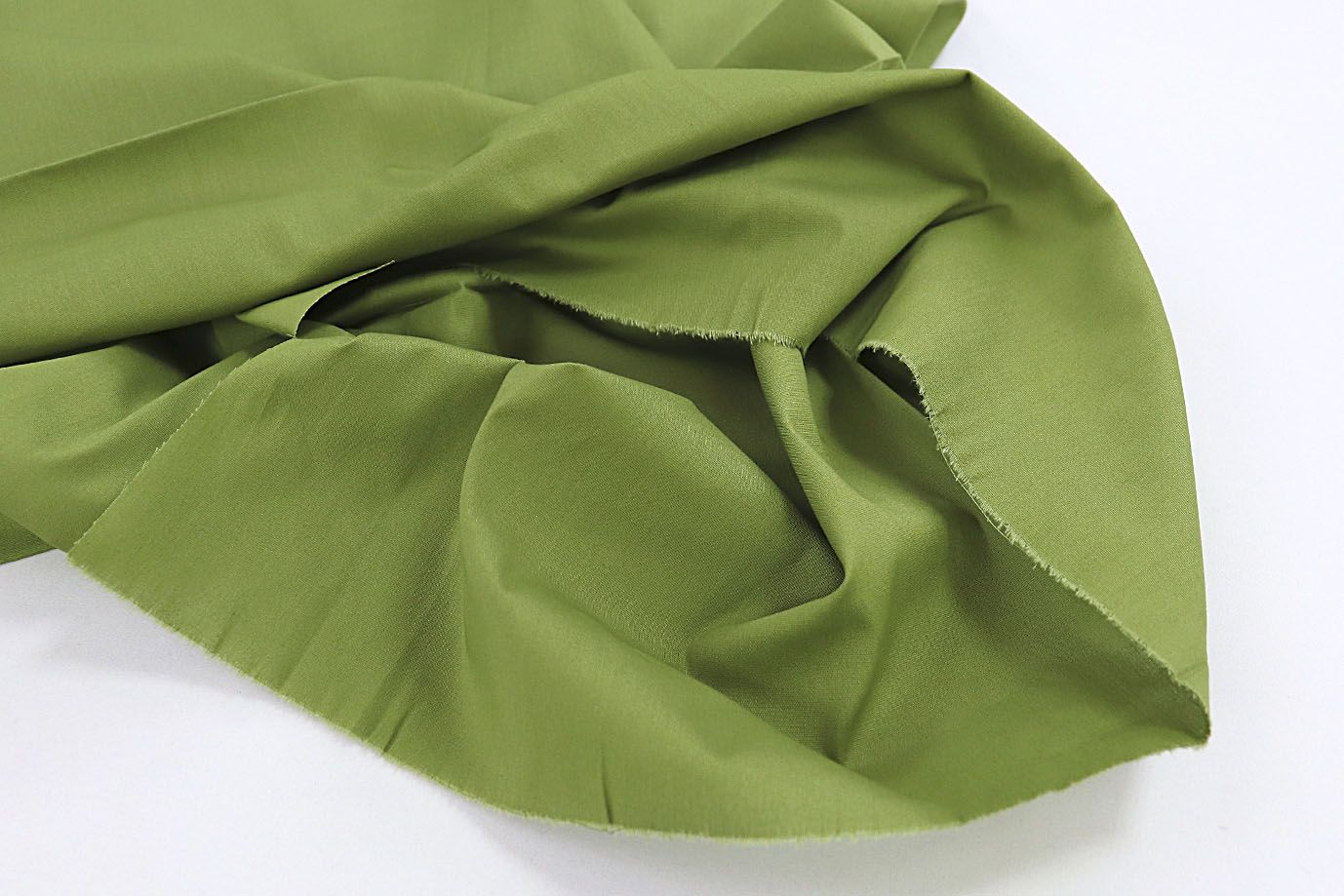 Хлопок "Поплин" стрейч/оливковый 3715-PY/C#19