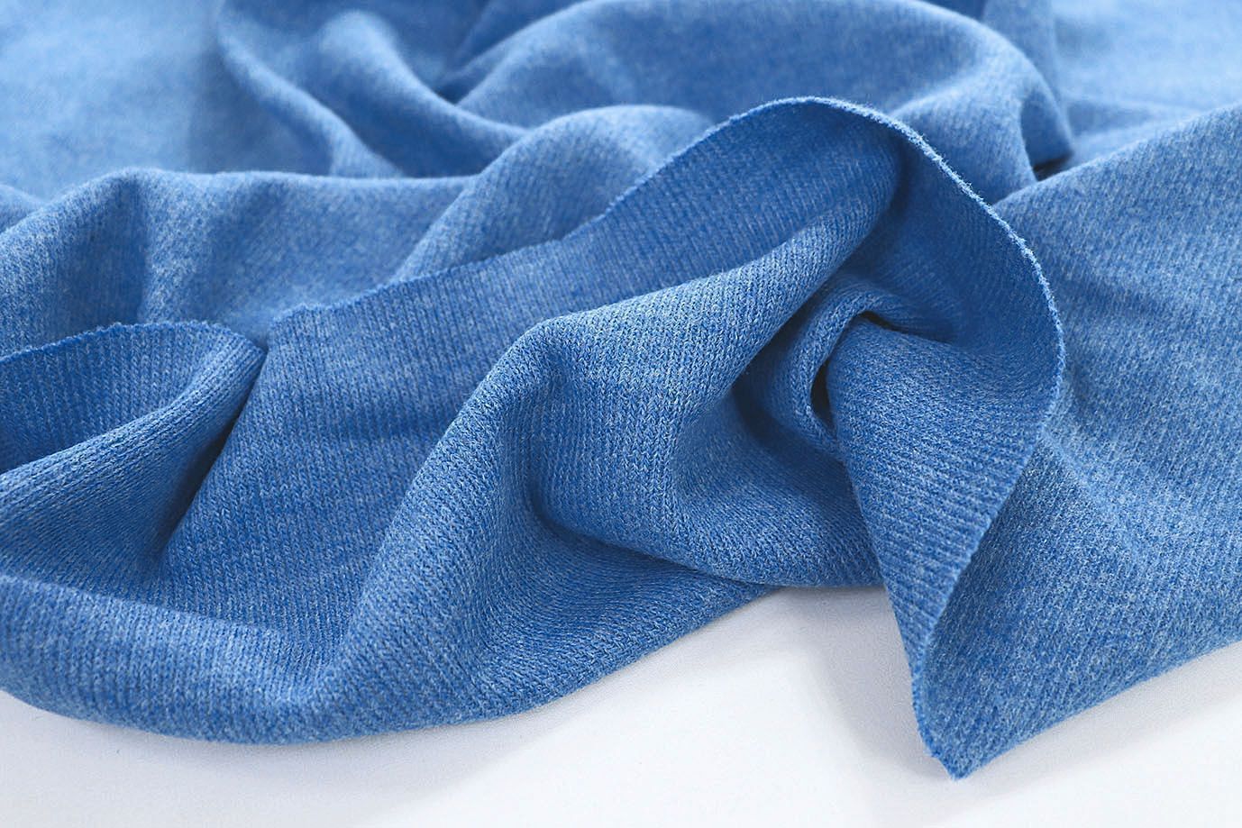 Трикотаж "Рибана"/синий 3028A-21-PY/C#7