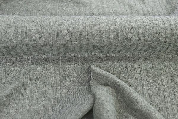 Трикотаж "Косичка"/серый 3519-PY/C#3