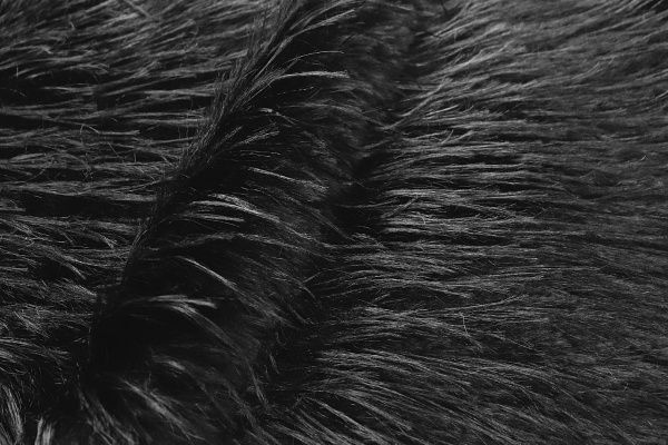 Искусственный мех "Лама"/черный AP50315/D#289-WB230133/C#Black