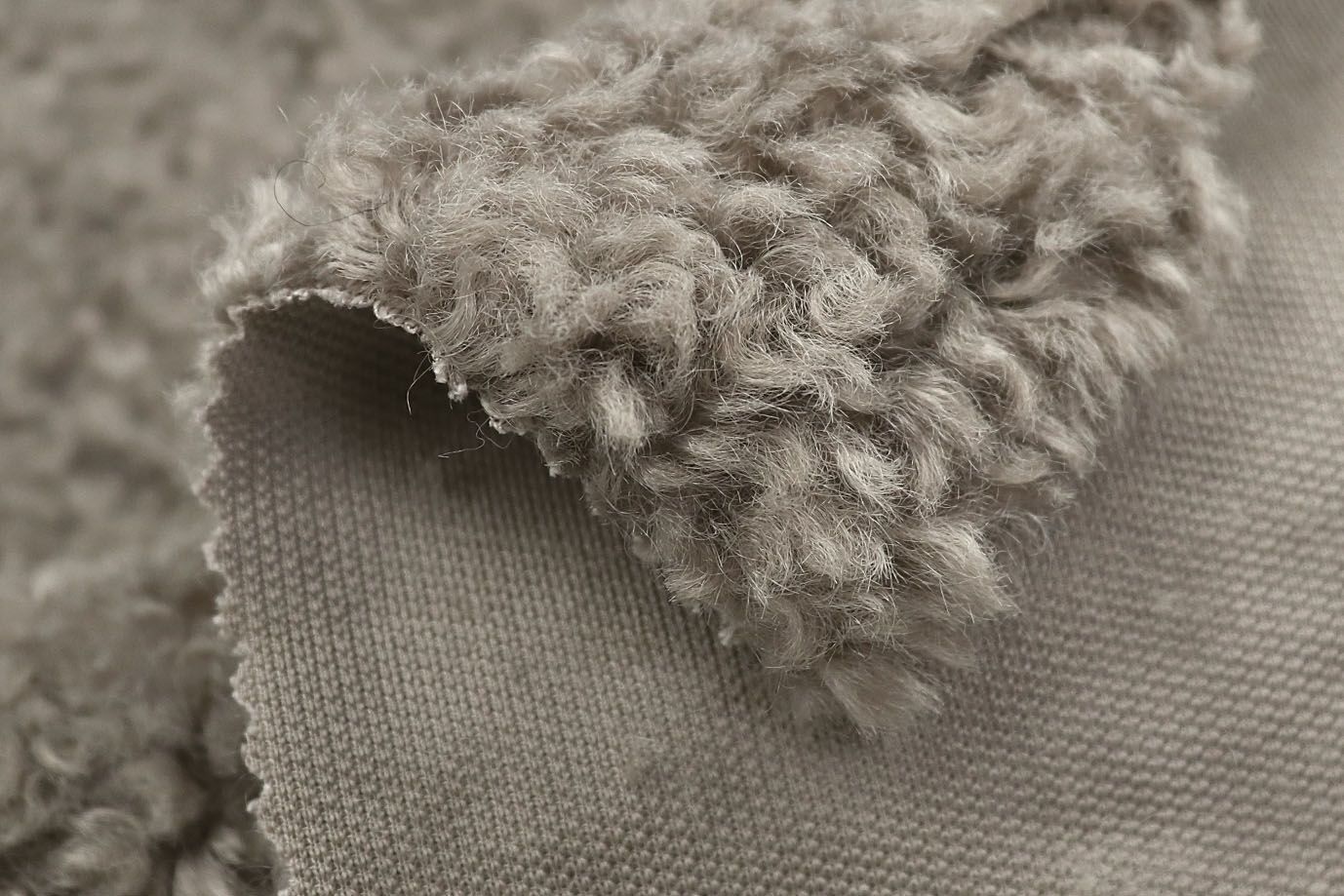 Искусственный мех "Барашек"/серо-коричневый 1003-1210/C#2 (4607)