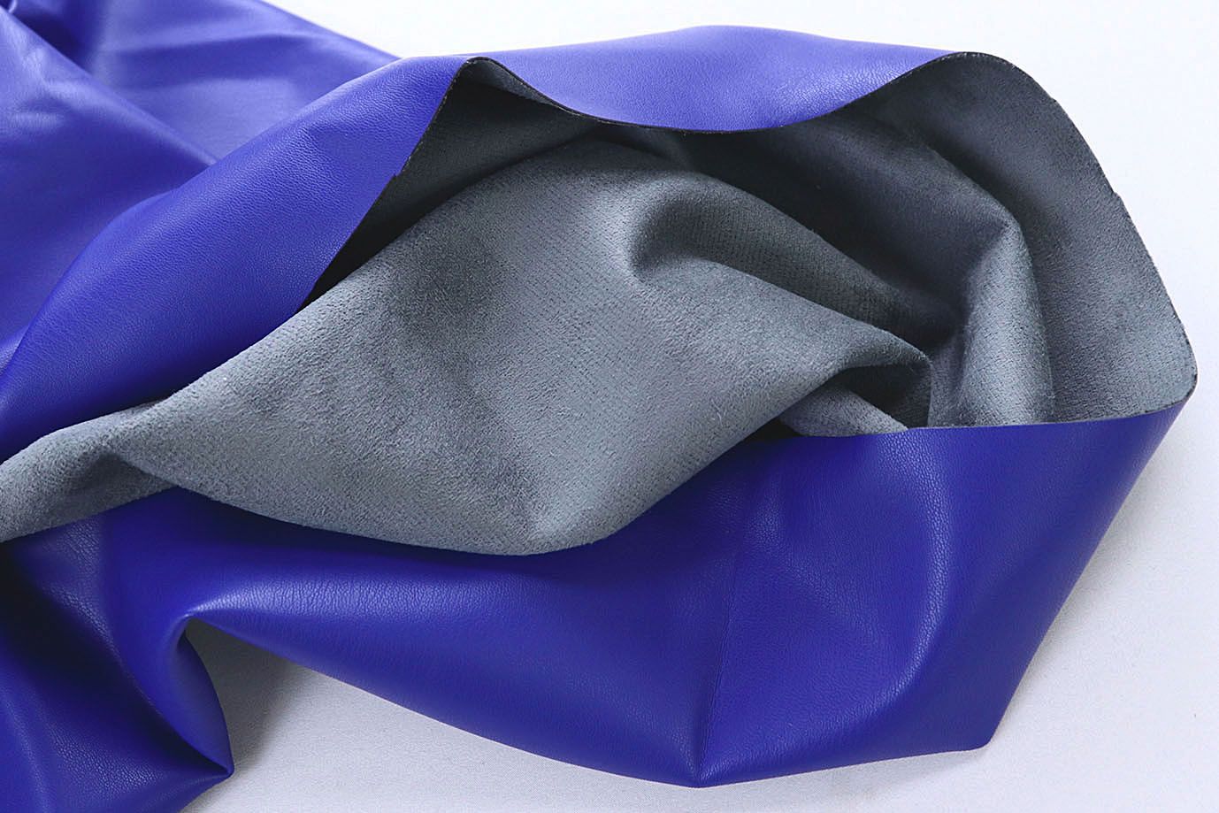 Кожа на замше стрейч/синий DT-17826/C#3