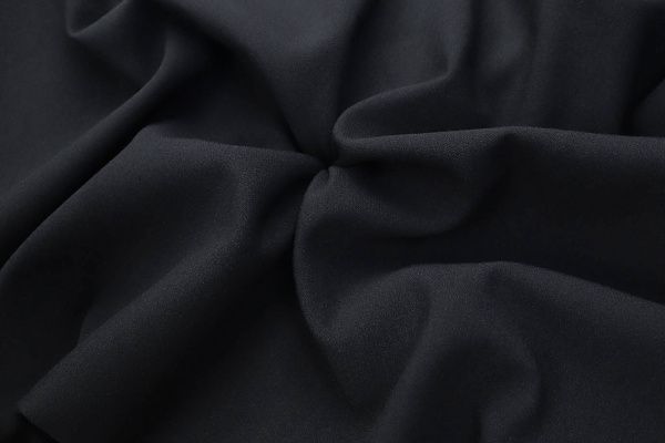 Костюмная ткань "Жаклин"/черный VT-11006/C#2