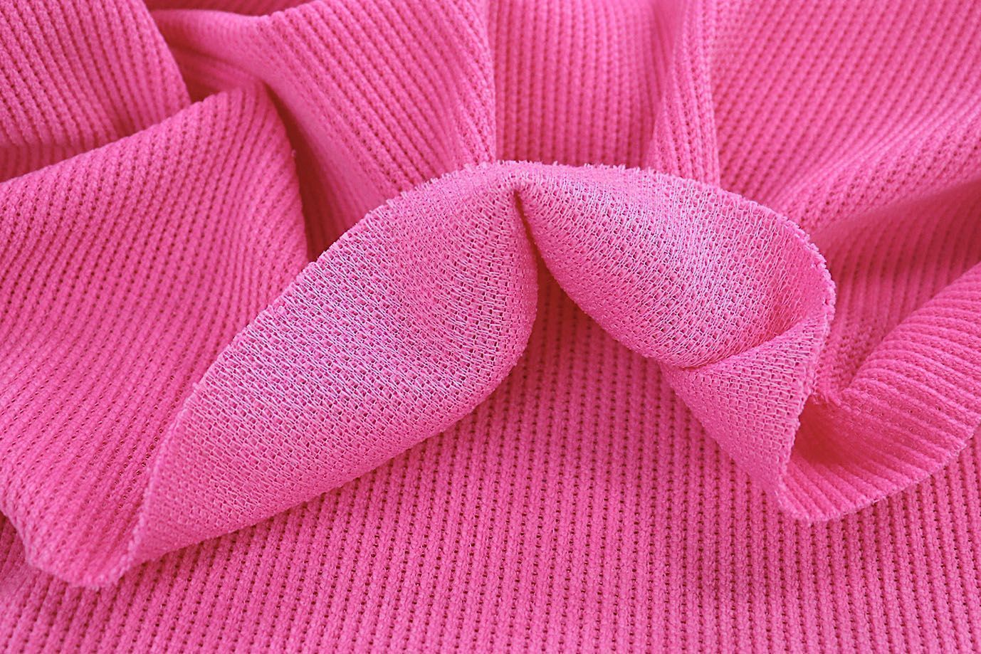 Трикотаж вельвет/розовый 3523-PY/C#9