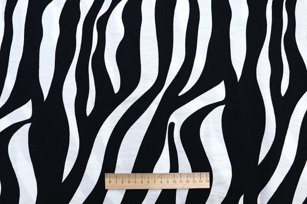 Лен БОХО принт/черно-белый 3879-PY/D#3/C#1