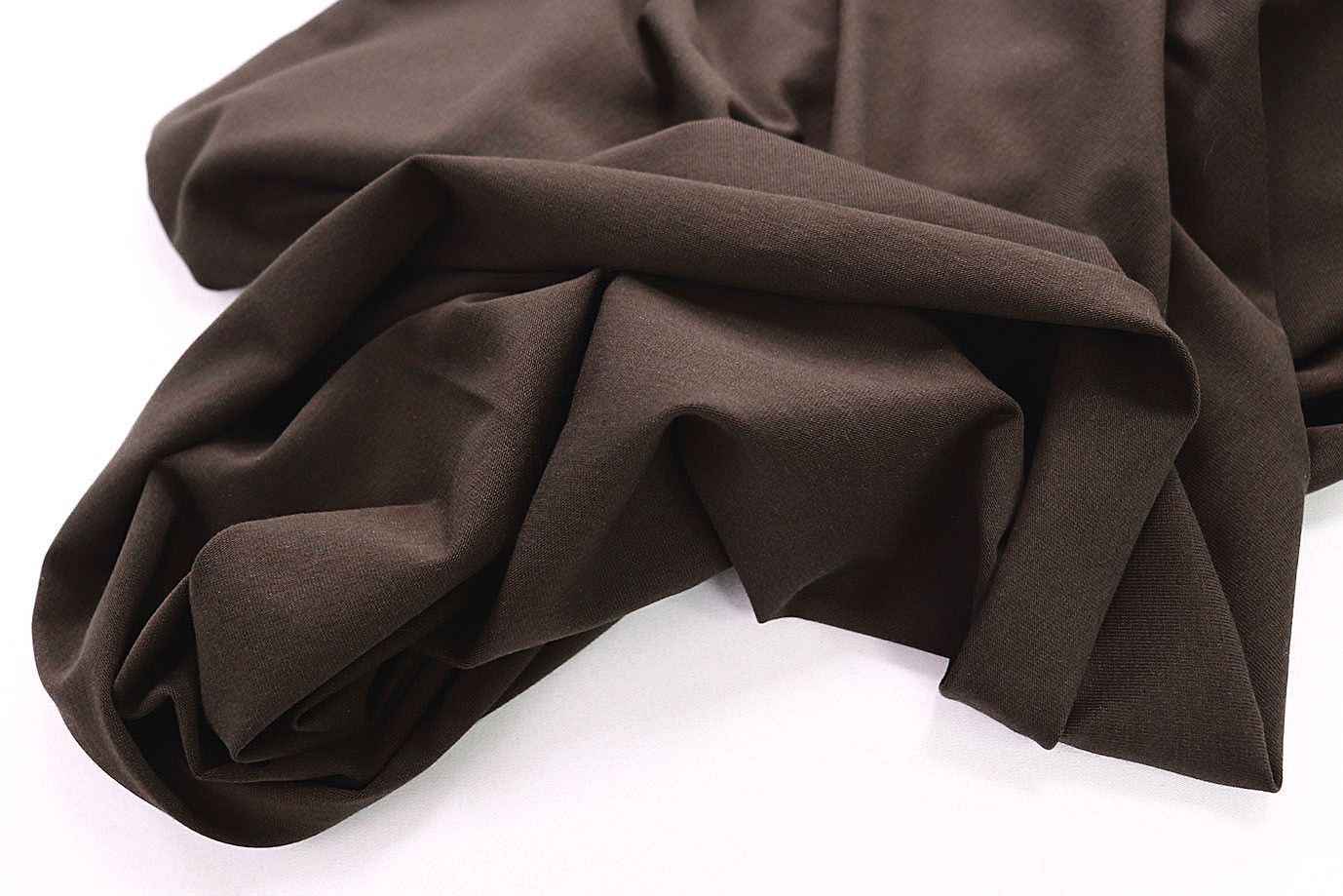 Трикотаж "Кулирка"/темно-коричневый 0849/C#40/C#т.коричневый 19-0912TX