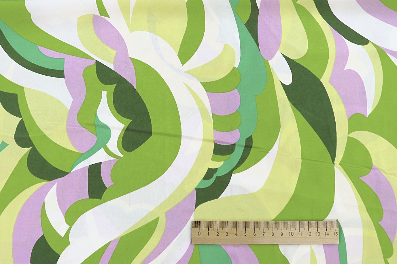 Шелк "Армани" принт/зелено-желтый 3616-PY/D#1/C#1