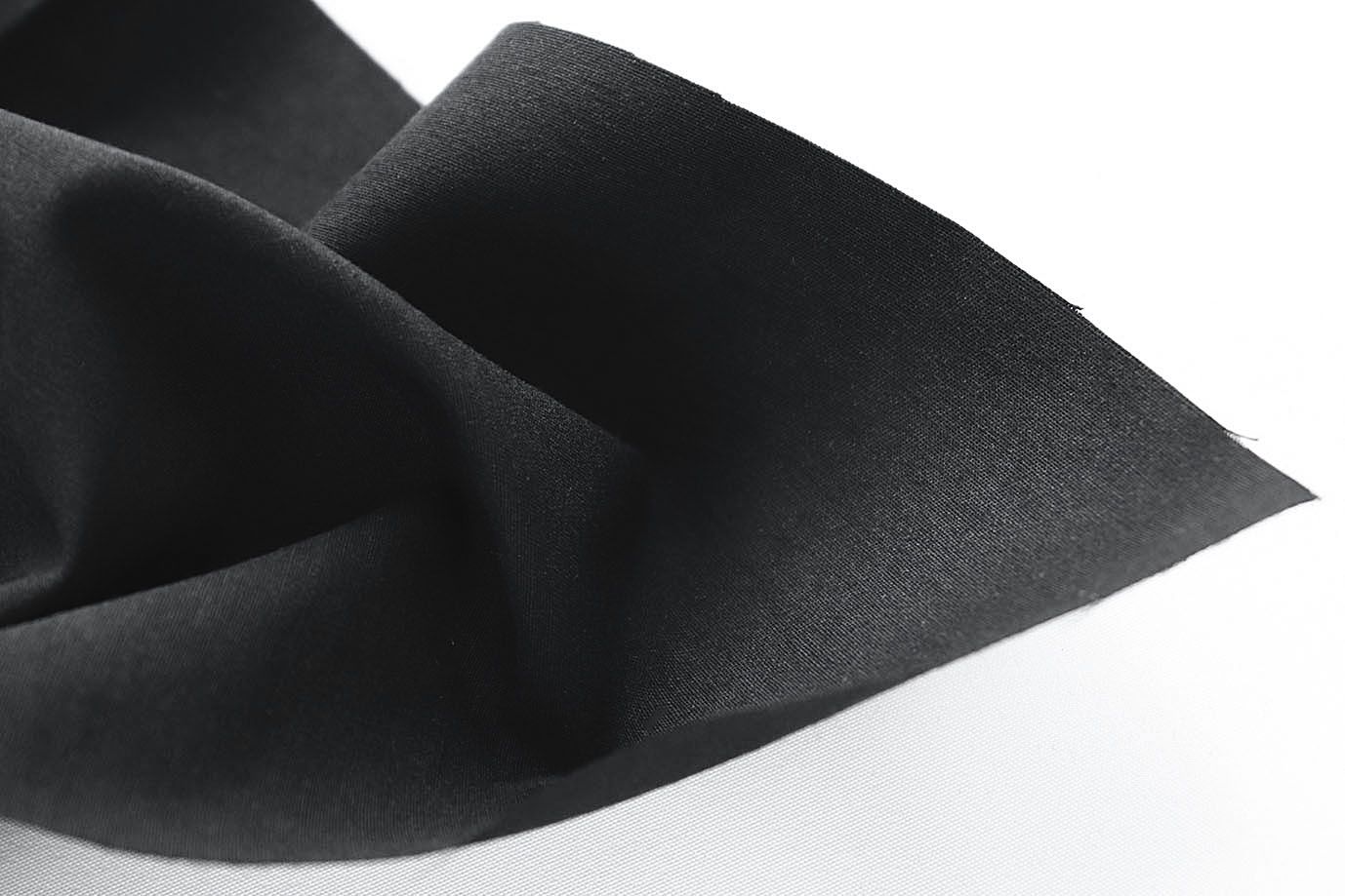 Костюмная ткань "Таслан"/черный 4087-PY/C#1