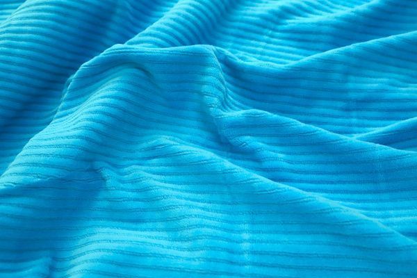 Трикотаж вельвет/ярко-голубой 3345-PY/C#9