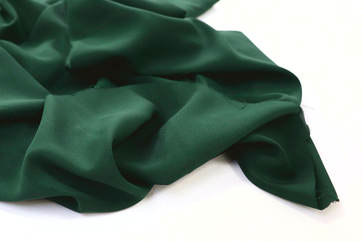 Шифон стрейч/темно-зеленый 673-PG/C#3