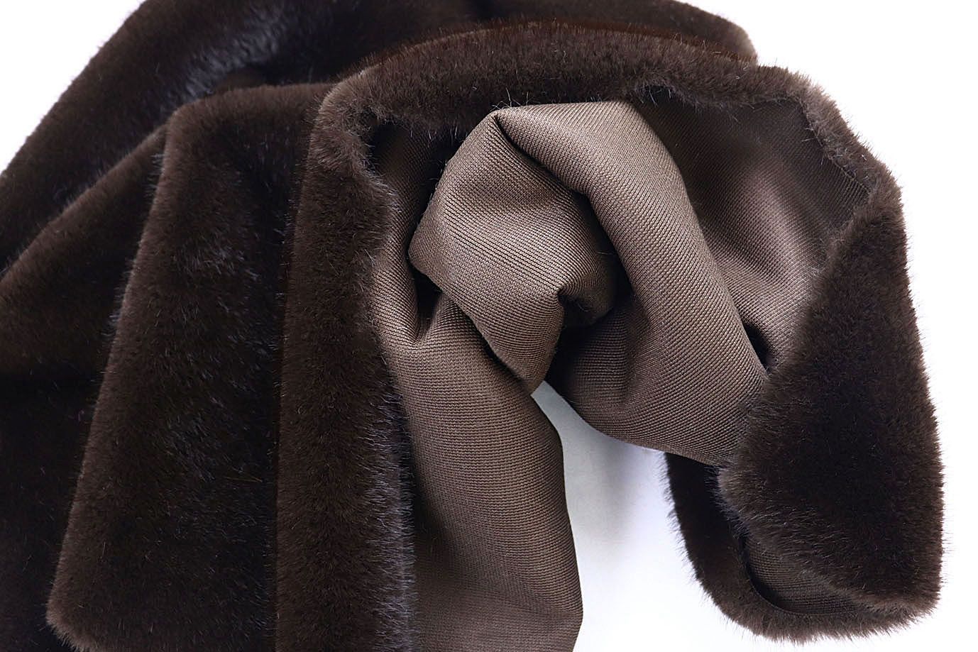 Искусственный мех "Норка"/кофейный AP5102009/D#1048-XMD/C#8