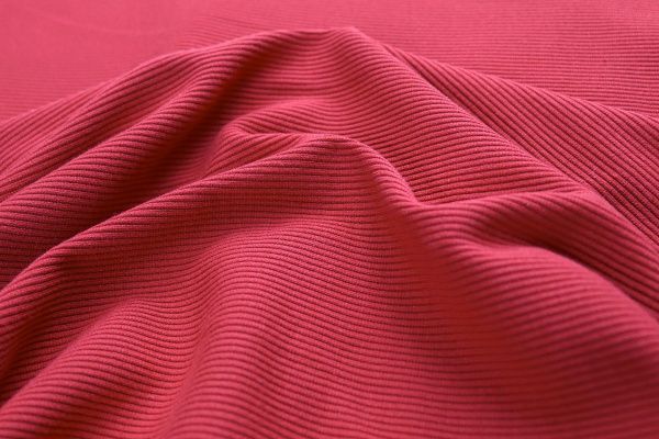 Трикотаж "Рибана"/красный VT-10261/C#12