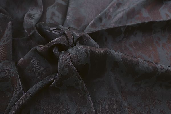 Шелк жаккард/черный на коричневом 4029-PY/D#2/C#3