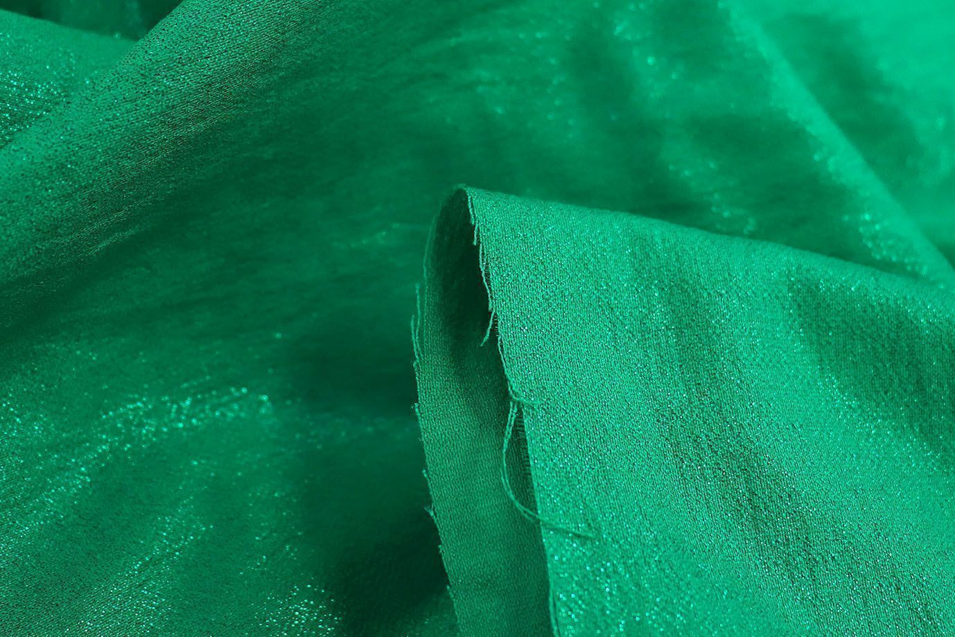 Лен БОХО металлик/зеленый 3792-PY/C#7