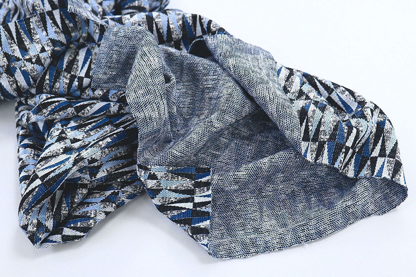 Трикотаж жаккард/синий 2816-PY/D#1/C#1